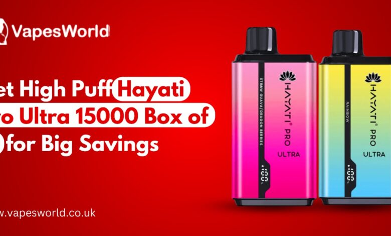 Hayati Pro Ultra 15000 Box of 10