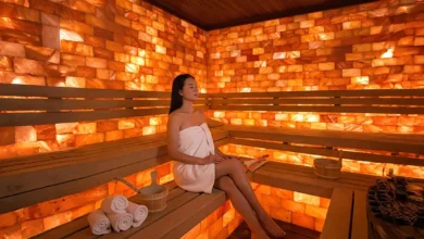 Salt bricks for sauna